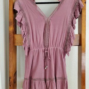 She + Sky brand pink romper